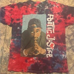 Tupac tie dye shirt